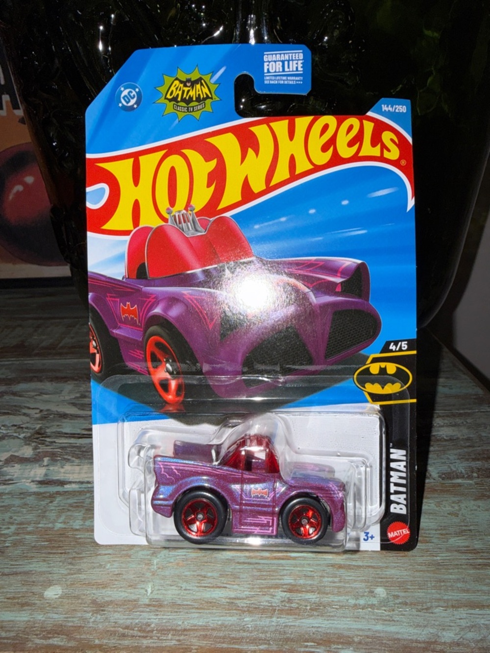 Batman Classic Hot Wheels Batmobile‎ TV Series DC 144/250  4/5 new